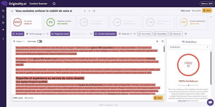 détection IA SEOpital